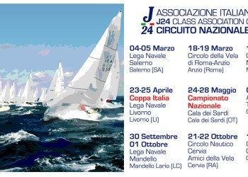 Il Circuito Nazionale della Classe Italiana J24, fra riconferme e novità