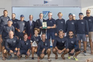 Rolex Swan Cup prize giving in Piazza Azzurra, attended by Princess Zahra Aga Khan