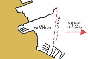 Mappa della partenza a Fezzano