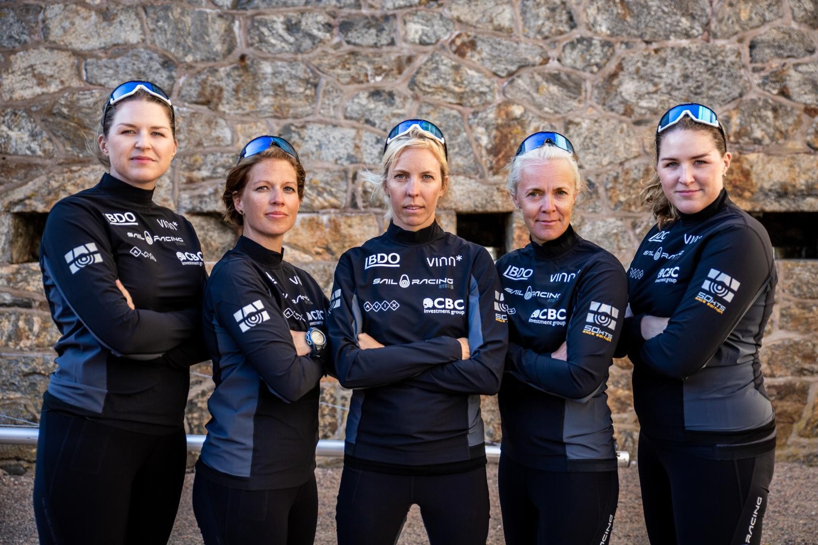 Swedish skipper Anna Östling and her Wings Match Race Team is one of two women’s crews in the 70th King Edward VII Gold Cup (courtesy Anna Östling)
