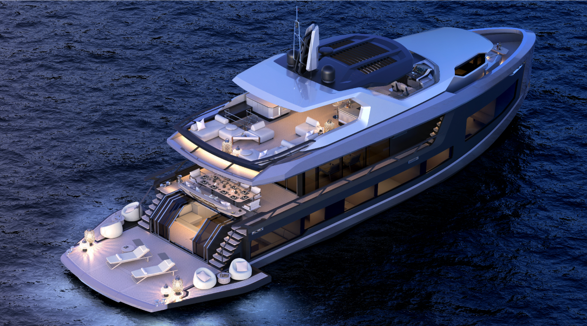 Mazu Yachts announces its entry into steel construction with the 92 DS