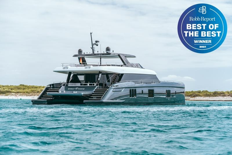 The 80 Sunreef power great white wins The Best of The Best Award