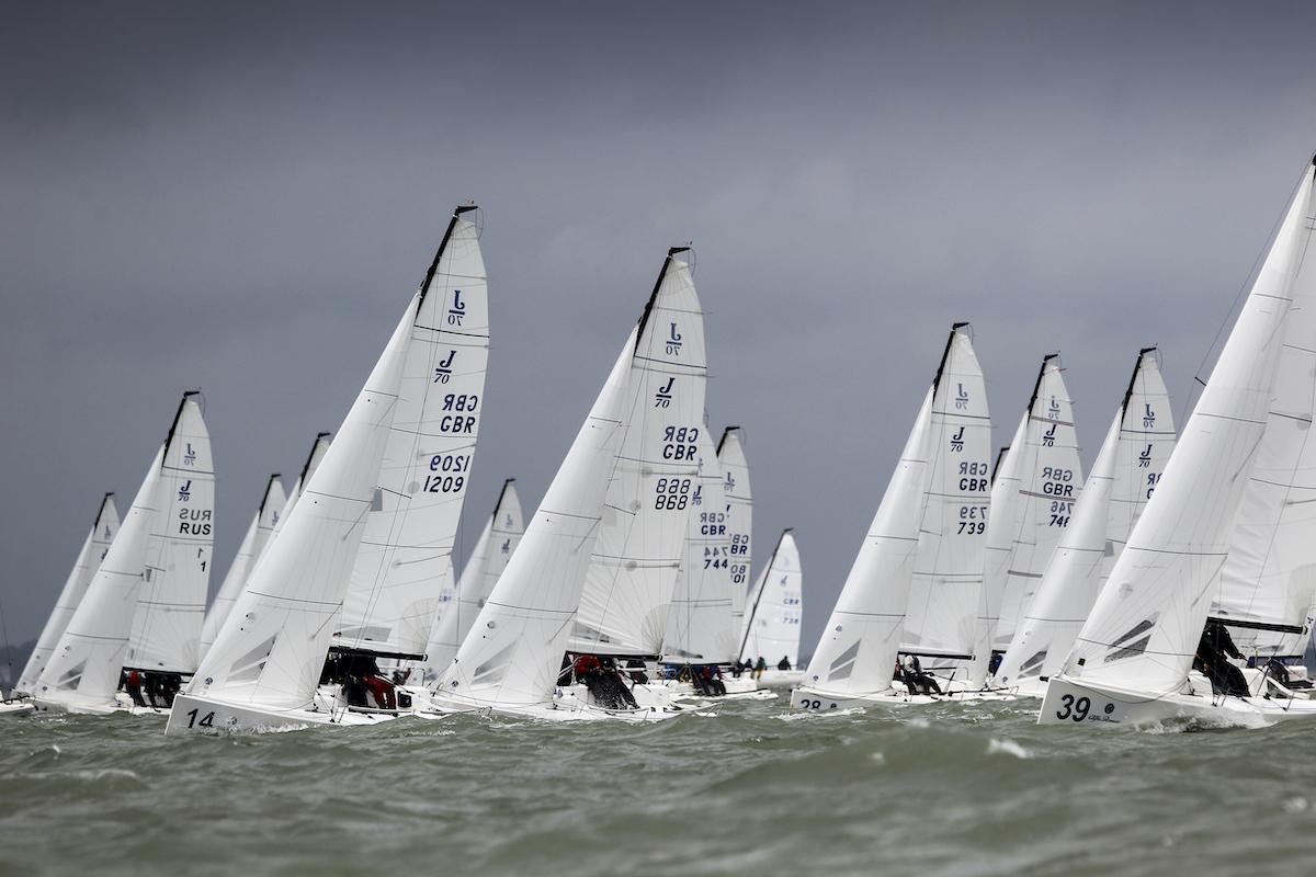 Over 50 J/70 are racing in British waters (Paul Wyeth).
