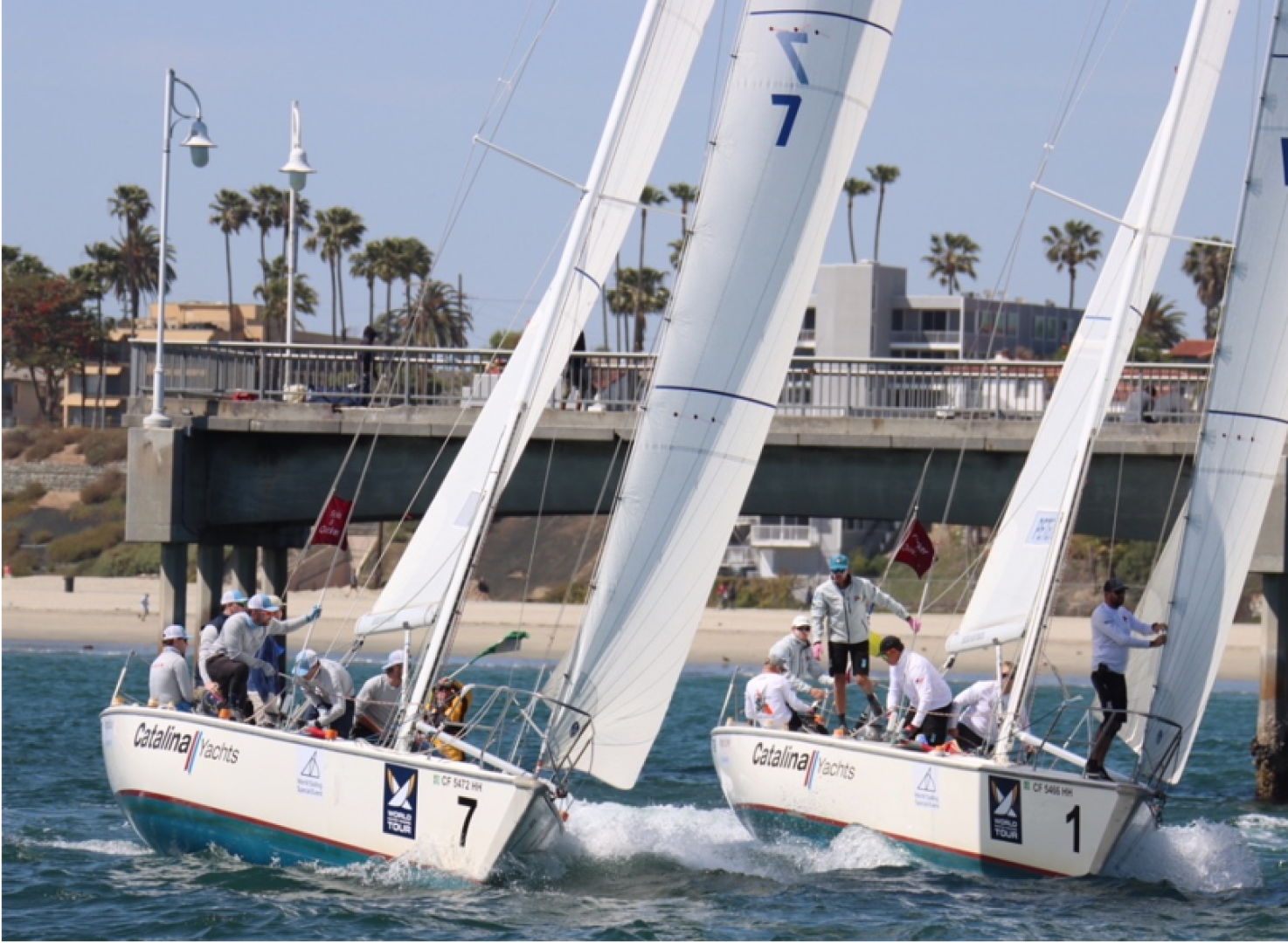 Kjaer, Borch, Perry e Holz Advance to semifinals in ficker cup at Long Beach Yacht Club