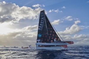 The French shipper is the third finisher overall in this years edition of the Route du Rhum-Destination Guadeloupe.