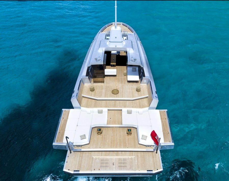 Alia Yachts unveils the 27m Atlantico a transformer chase boat that feels like a superyacht