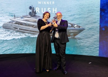 Baglietto Rush winner of the World Superyacht Award 2023