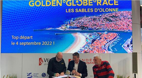 Don McIntyre, Yannick Moreau, and Jean-Luc Van den Heede - Golden Globe Race 2022 presentation