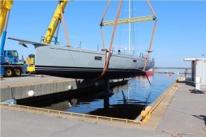 The Swan 78.001 Haromi  has just been launched in Pietarsaari