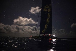 Skorpios finishes the RORC Caribbean 600 in the early hours of Wednesday morning in Antigua © Arthur Daniel/RORC