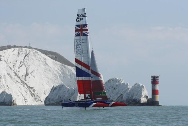 SailGP touches down on UK waters