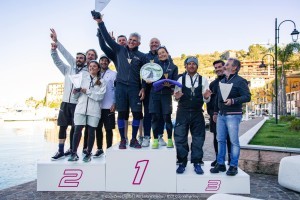 Il podio Open di Porto Ercole