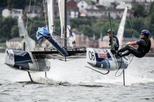 Extreme Sailing Series™ Cardiff 2018 - day four -Flying Phantoms