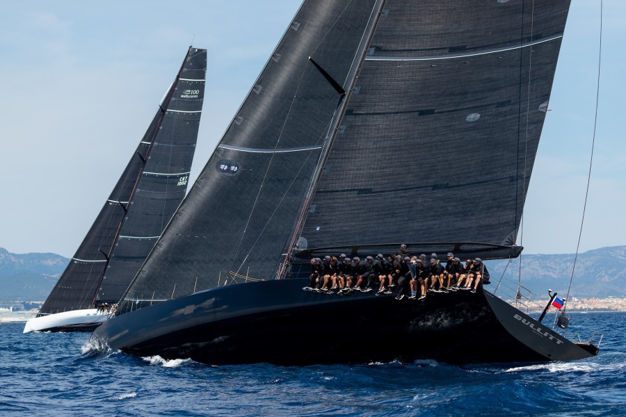 Andrea Recordati was sailing the first event with his newly acquired Wally 93 Bullitt.