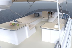 The builder Hylas Yachts introduces new concepts for flybridge and sedan power yacht configurations to accommodate the needs of discerning clientele