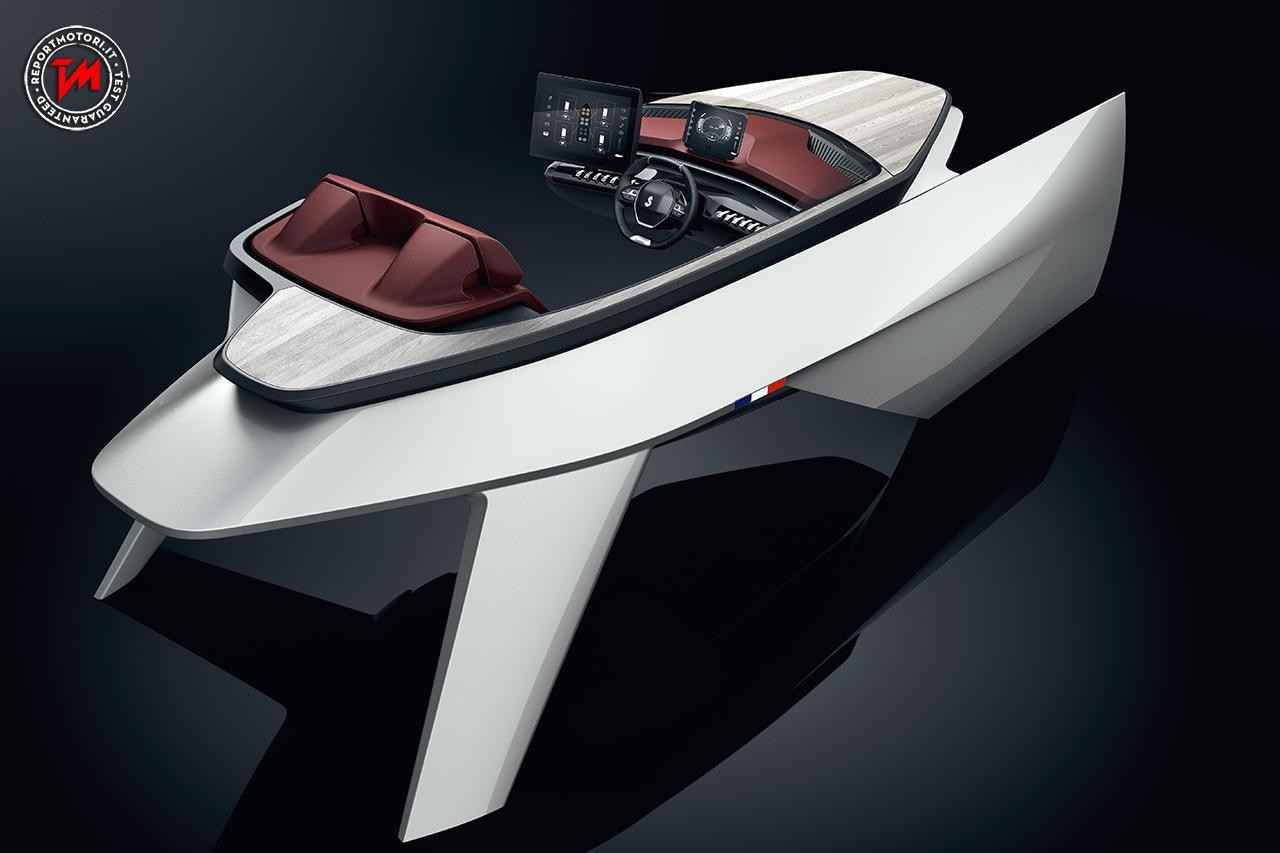 The Sea Drive concept by Peugeot and Beneteau