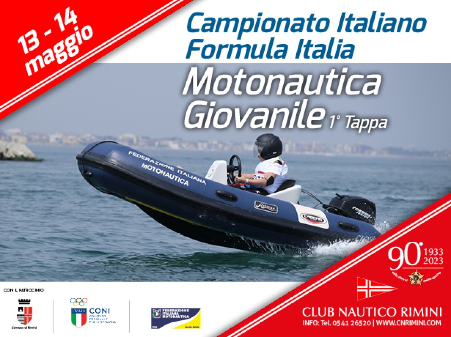 Tutto pronto al CNR per il Campionato Italiano Motonautica