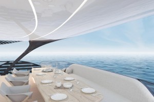 The new SolarImpact Yacht: the main deck