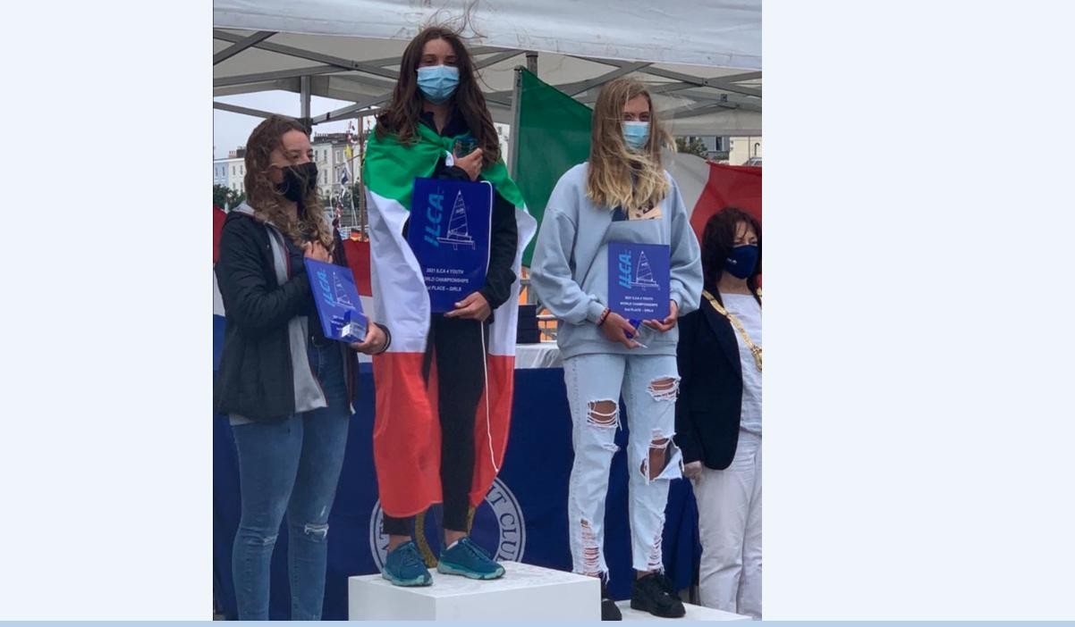 L'atleta della Fraglia Vela Riva, Emma Mattivi, ha vinto il Mondiale ILCA 4 (Laser 4.7)