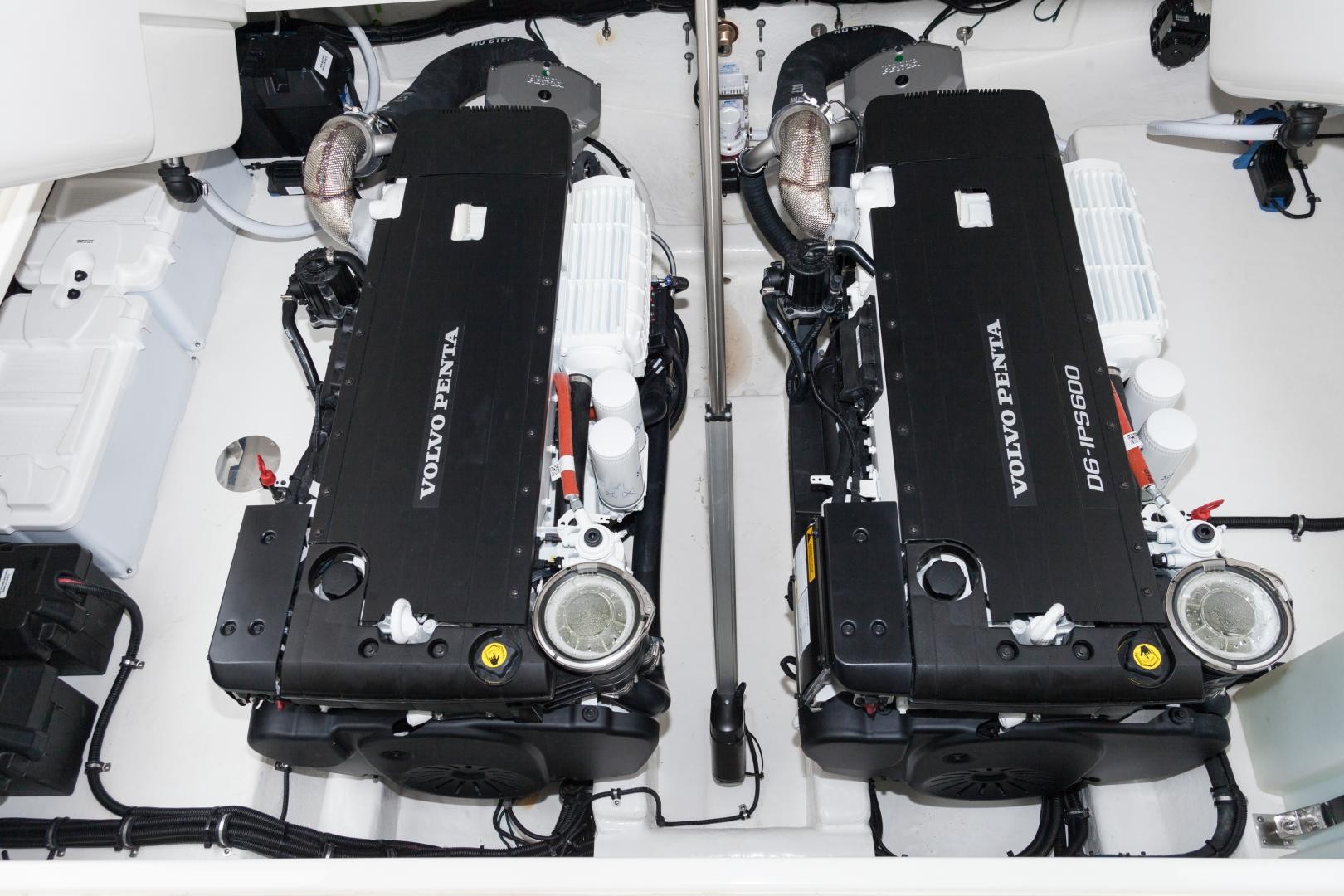 Twin Volvo Penta D6 engines onboard the Riviera 445 SUV