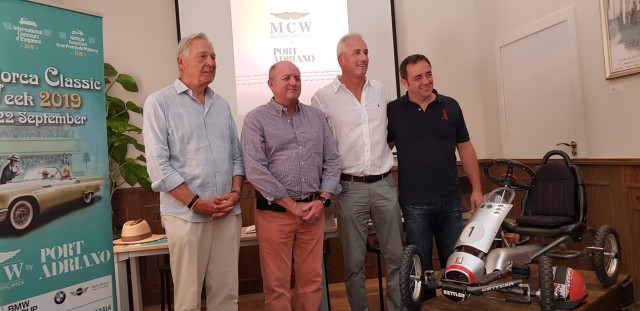Mallorca Classic Week 2019; da sinistra a destra: Alvaro Middleman, Jonathan Syrett, Peter Spieth, Pablo Valera