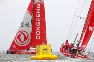 Cardiff stopover. Sky Ocean Rescue In-port Race