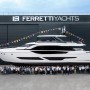 Ferretti Yachts 860: the first unit hits the water