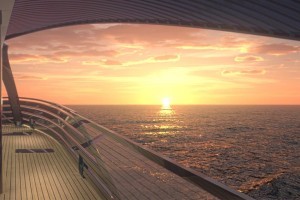 The new SolarImpact Yacht: the main deck