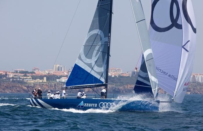 Cascais Portugal, May 2011: the new TP52 Azzurra makes her debut