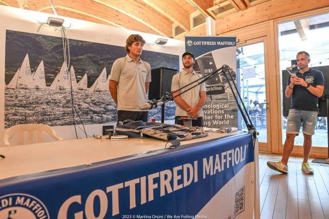 Gottifredi Maffioli hosted a masterclass splicing during Foiling Week