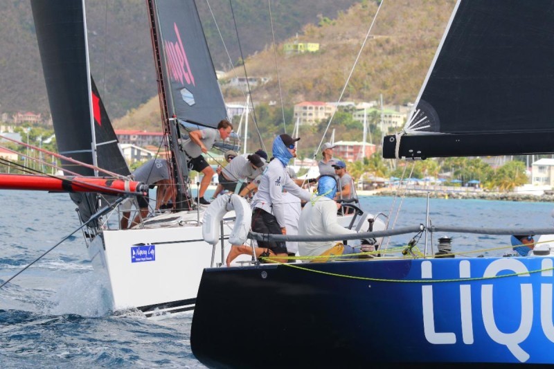 Looking forward to start line action and some great competition ahead of the Scrub Island Invitational race day at the BVI Spring Regatta © Ingrid Abery/https://www.ingridabery.com/
