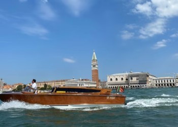 First Yanmar powered Venetian Taxi Boat