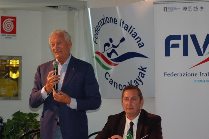 Da sn Presidente FICK, Luciano Bonfiglio e presidente FIV Francesco Ettorre