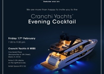 Cranchi Yachts’ flagship makes its début at MIBS 2023