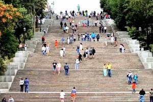 La famosa scalinata di Odessa