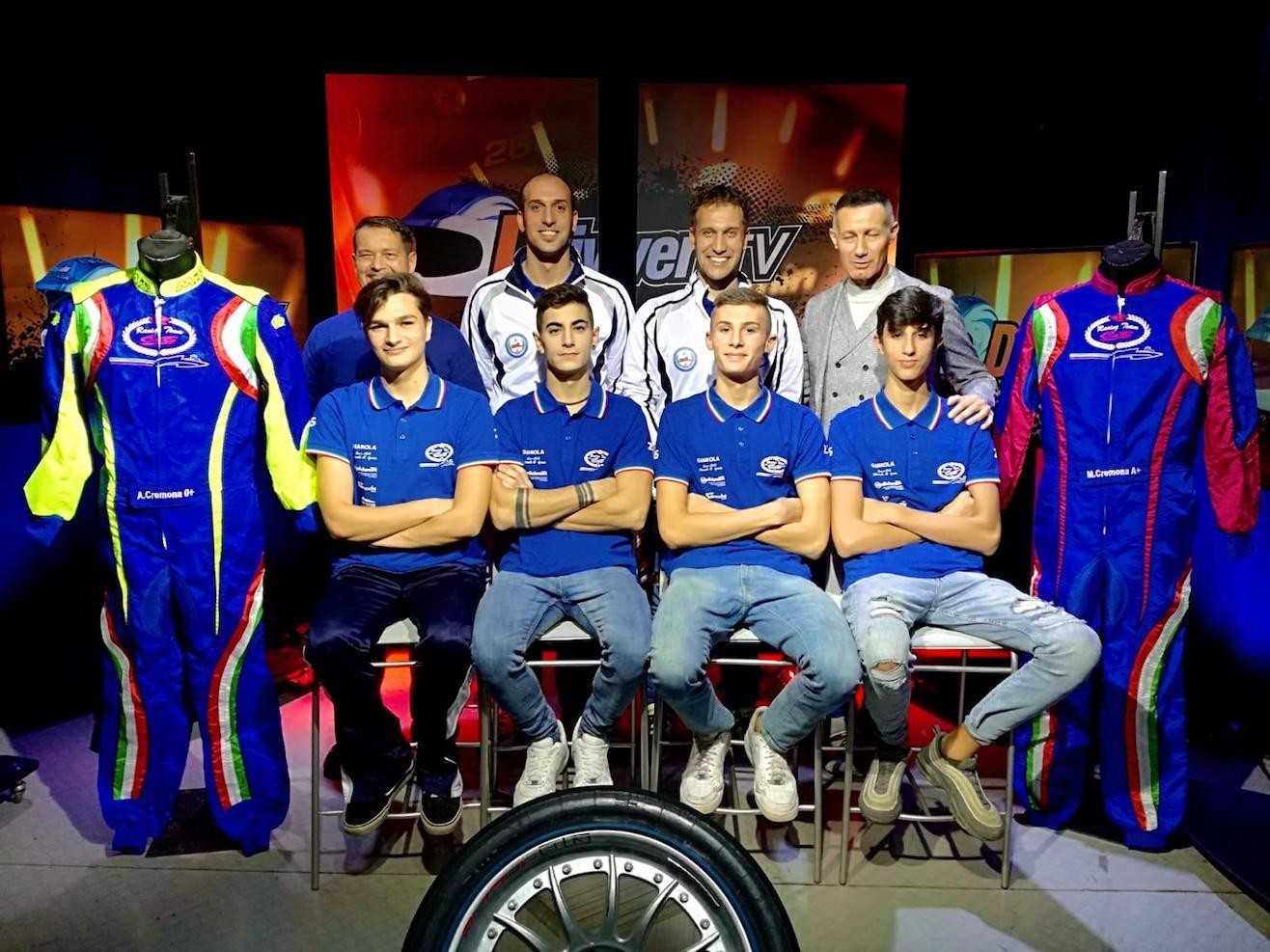 Il 5 volte campione mondiale di motonautica ospite con il suo team in una Tv nazionale
