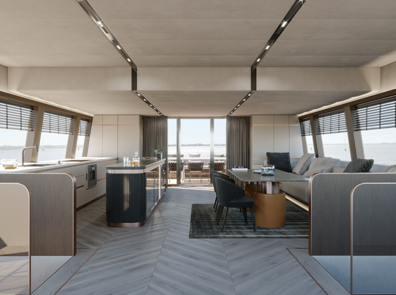 Silent-Yachts adds new full-aluminum hybrid model Silent VisionF 82