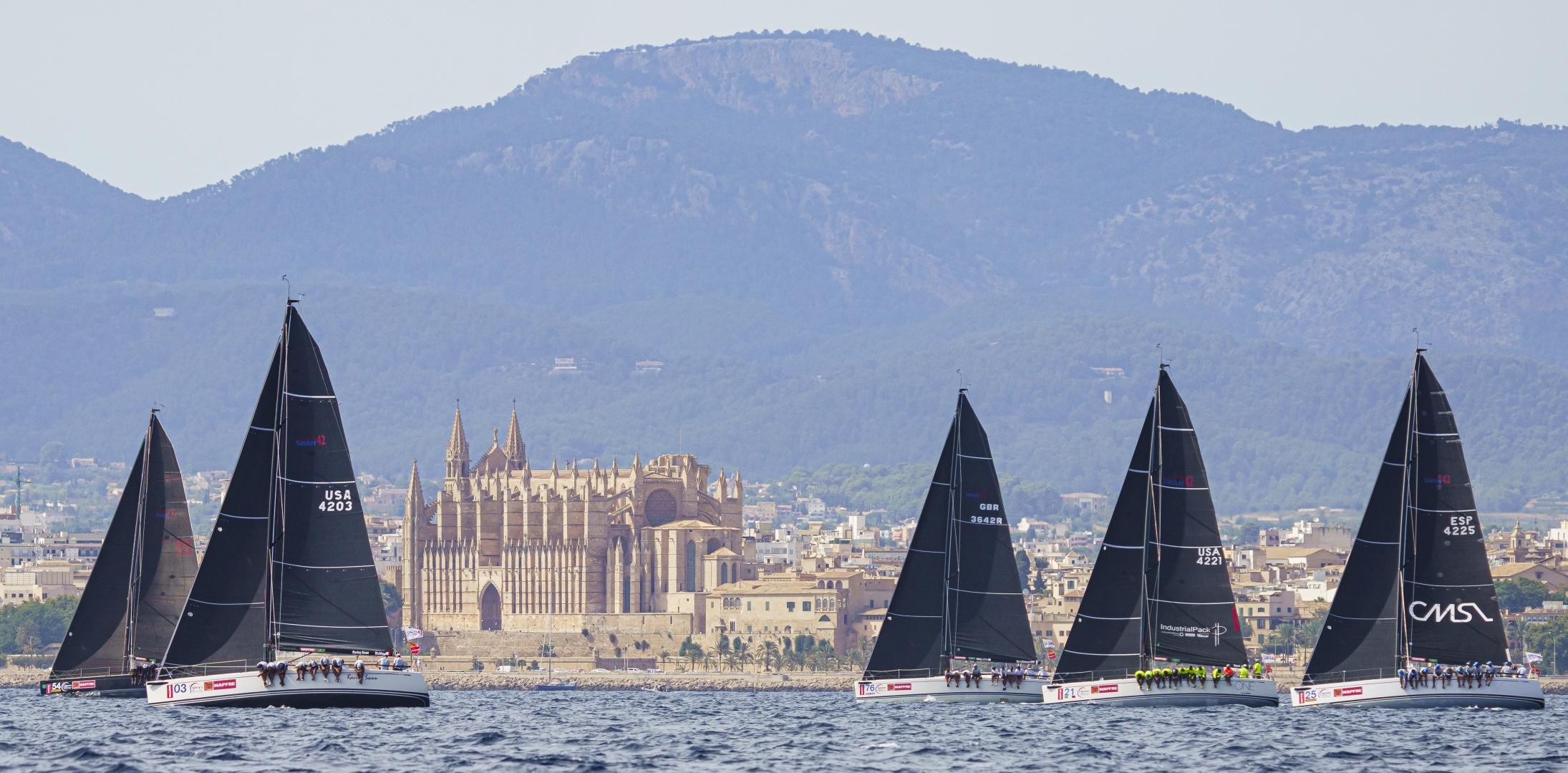 ClubSwan yachts at the 39th Copa del Rey in Palma de Mallorca