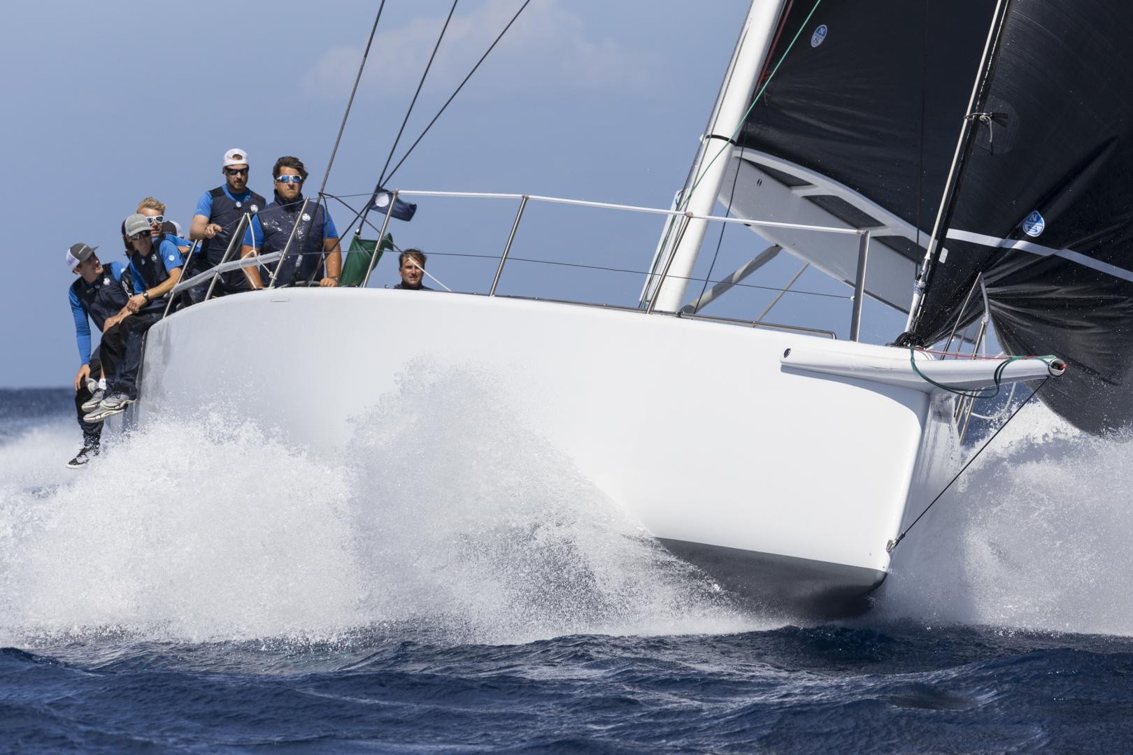 Peter Dubens' Spectre racing last year. This year her pro crew will be short-handed