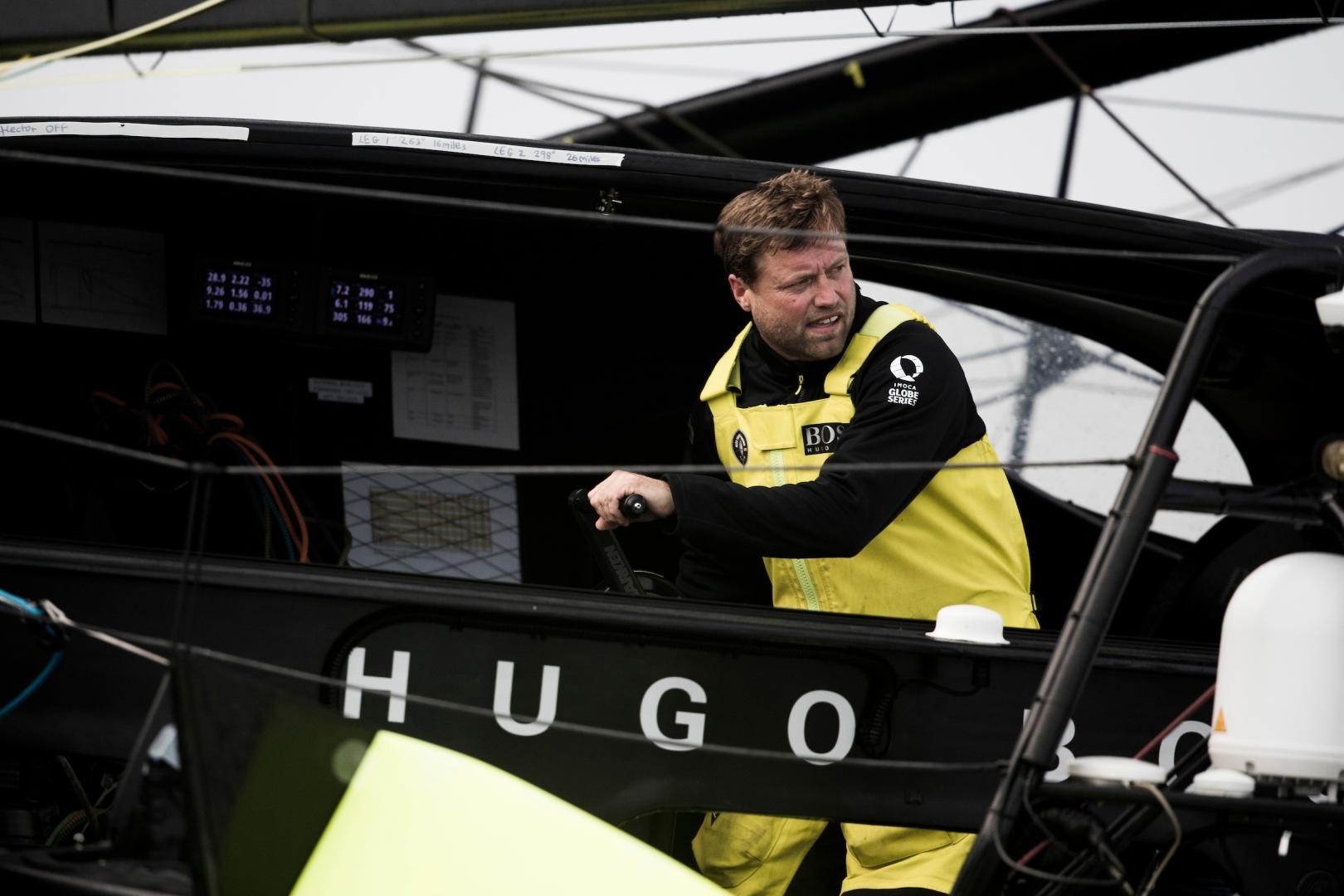 Alex Thomson is ready to put the hammer down on board Hugo Boss