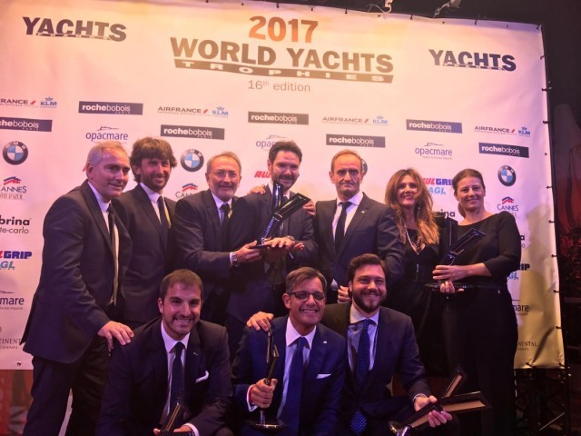 Ferretti Group is ‘Shipyard of the Year’ winning as many as 5 awards at the World Yachts Trophies 2017