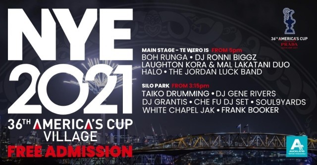 New Year’s Eve in the 36th Americas Cup Village on 31st December