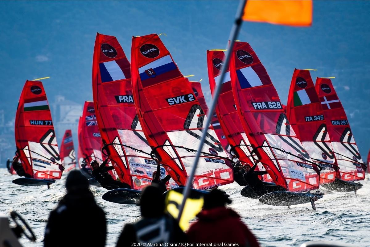 The largest iQFoil event kicks off in Campione, Lake Garda