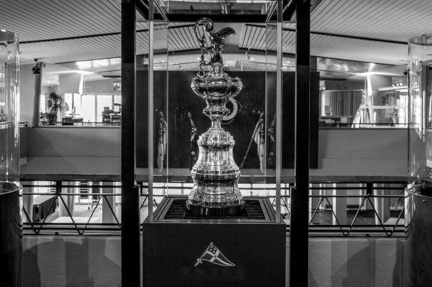 The America's Cup in the Royal New Zealand Yacht Squadron