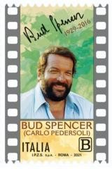 Il francobollo con Bud Spencer