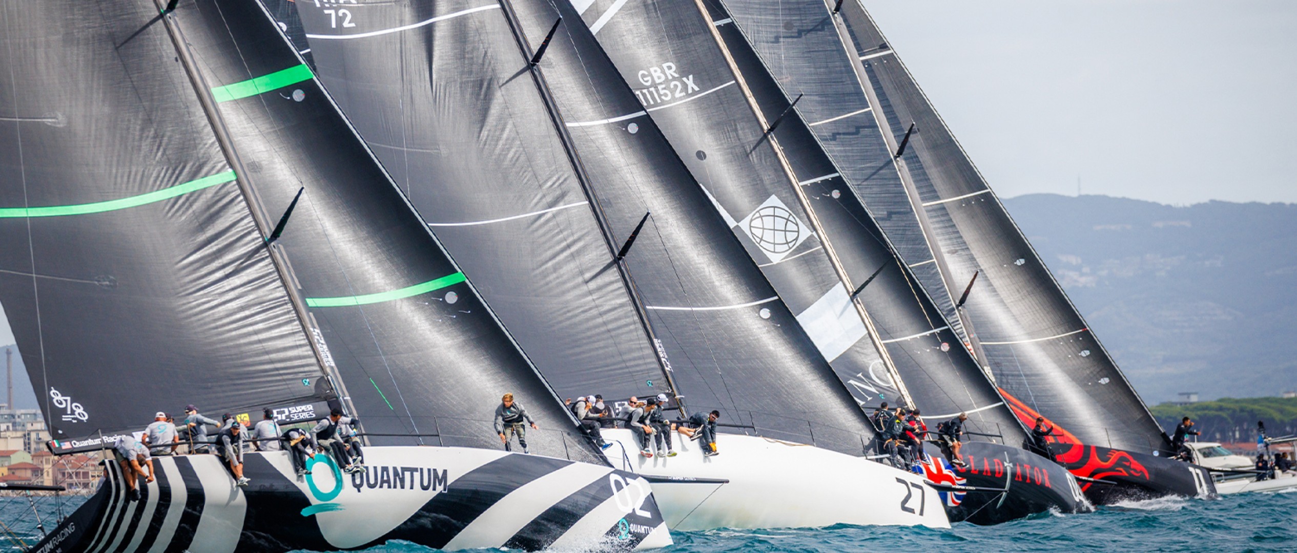 Tied at the top in Tuscany after four races at the Royal Cup 52 Super Series Scarlino