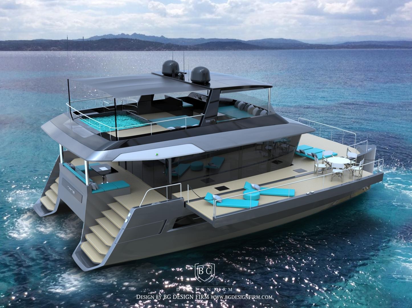 BG Design Firm -  Catamarano 57 FT 