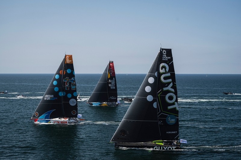 15 September 2022, The IMOCA fleet during Le Defi Azimut in Lorient © Vincent Curutchet /IMOCA