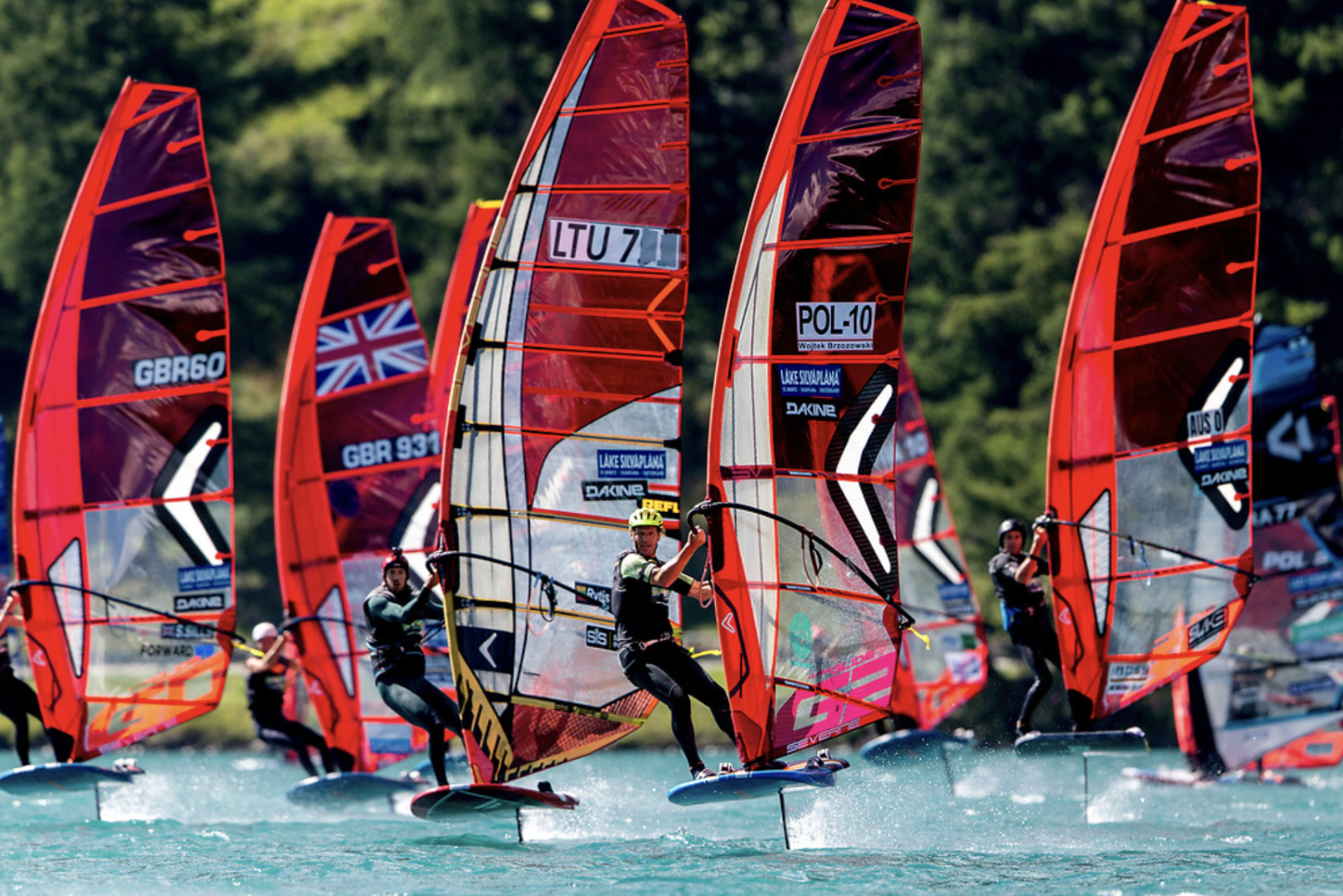 This year it's Foil Mania on Lake Silvaplana in the Engadin