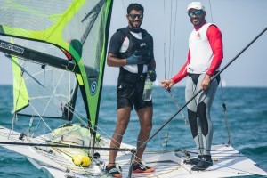 Omani sailors Musab Al Hadi and Waleed Al Kindi’s (©Oman Sail)